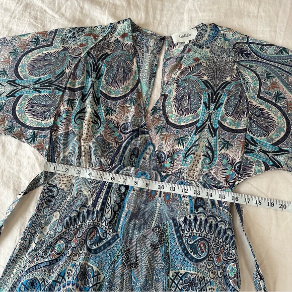 ba&sh Blue Paisley Midi Dress - Picture 11 of 13
